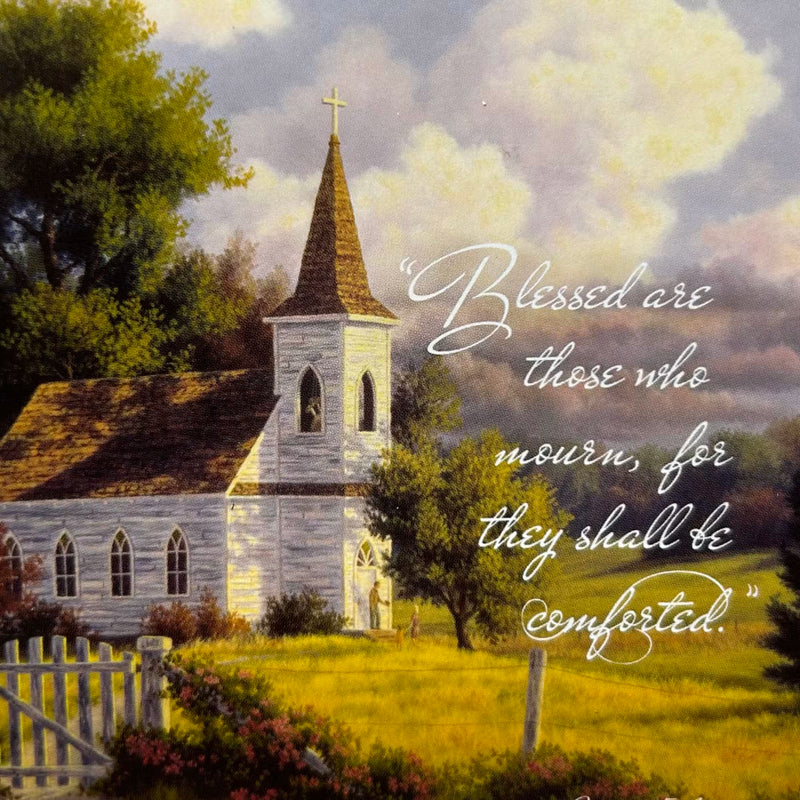 Blessed are those who mourn,  Sympathy Throw