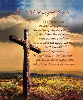 Old Rugged Cross,  Sympathy Throw (Copy)