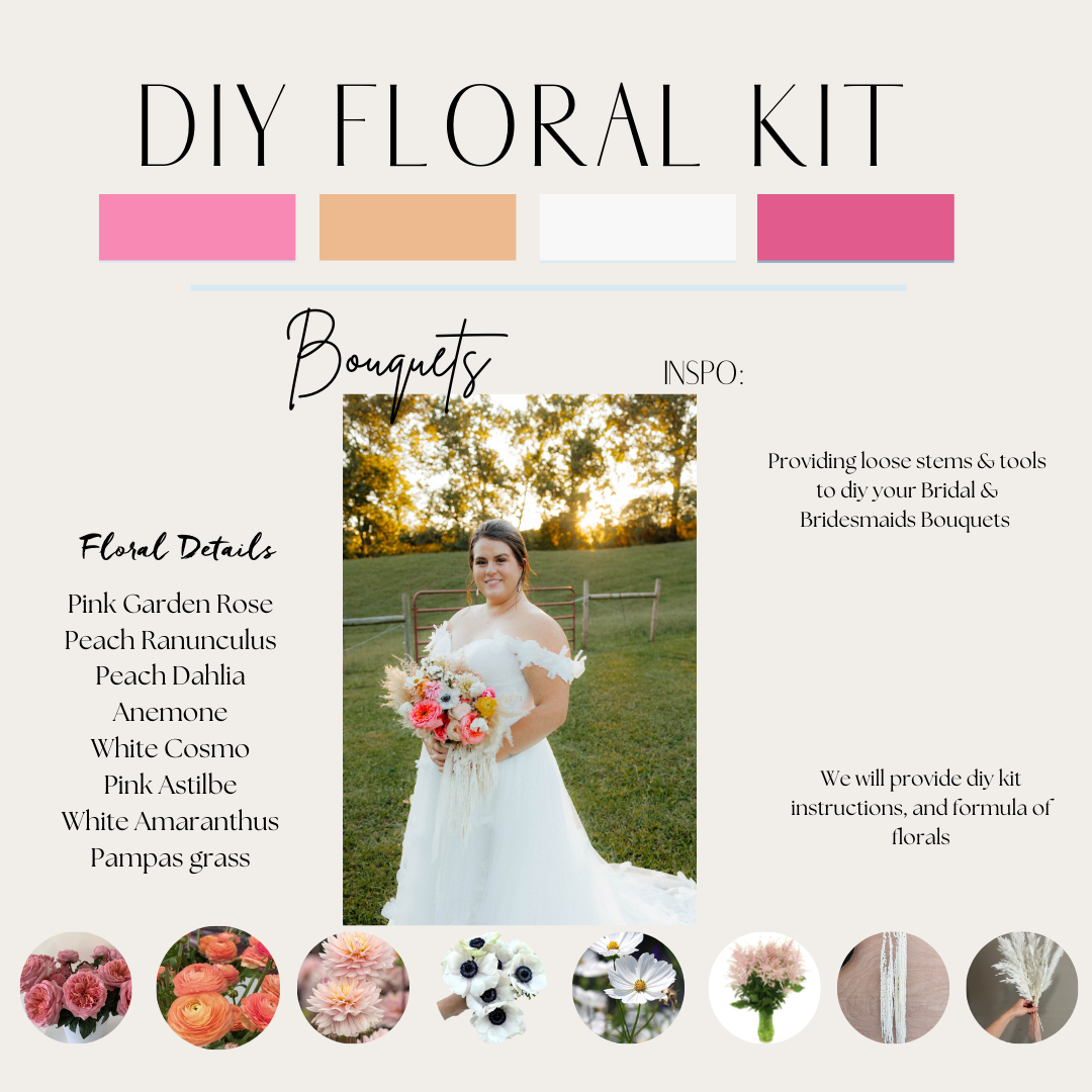 DIY Wedding Kit- Peachy Pink