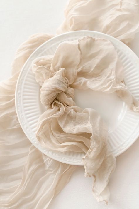 Tan Cheese Cloth Napkin Rental