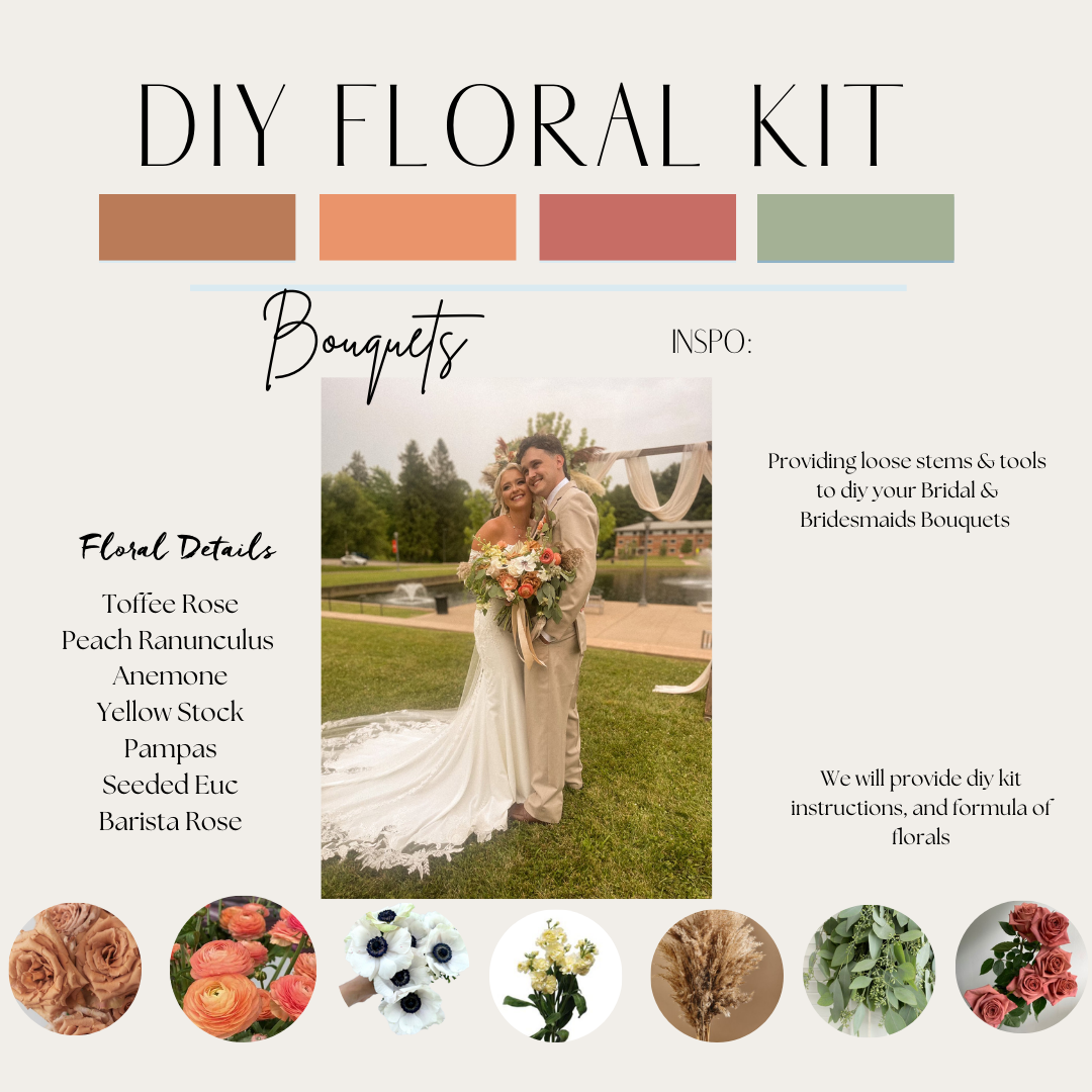 DIY Wedding Kit- Light Peachy Boho