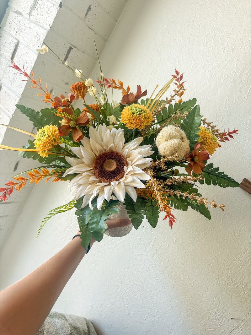 SILK Fall Floral Arrangement