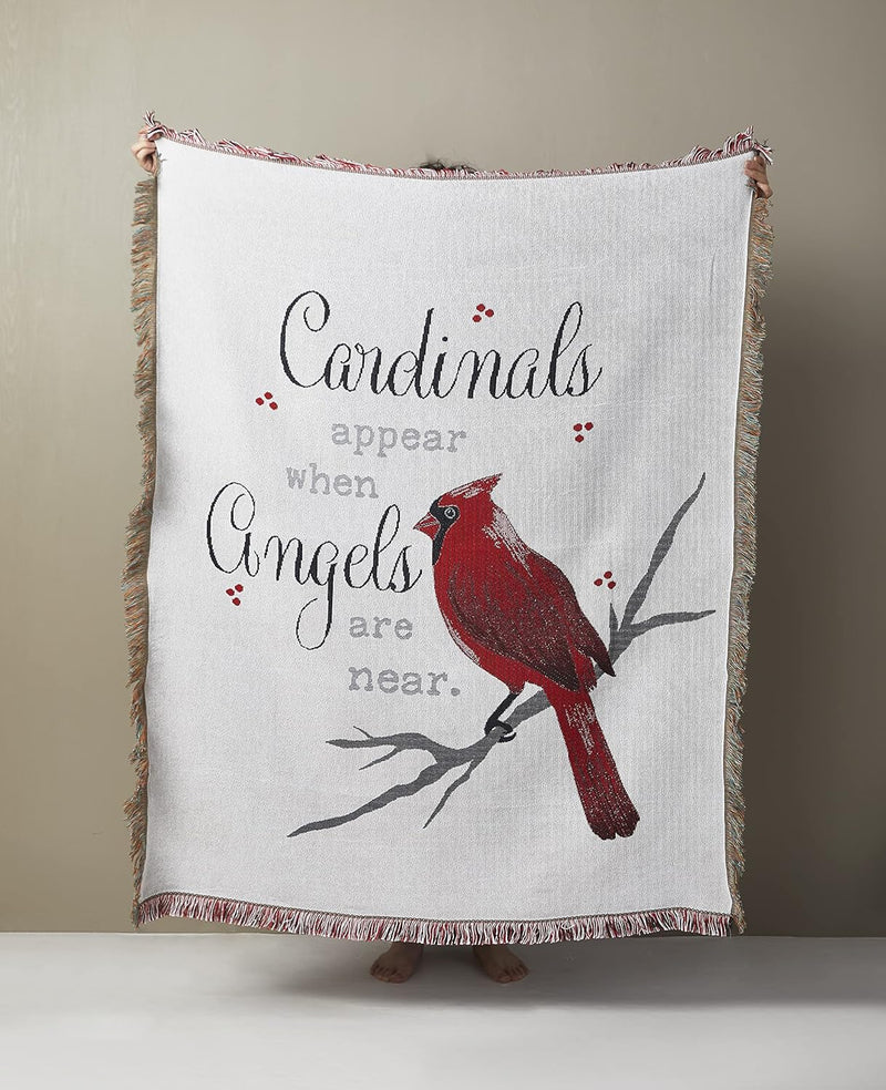 Cardinal Sympathy Throw