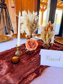 Terracotta/Burnt Orange Cheese Cloth Runner Rental