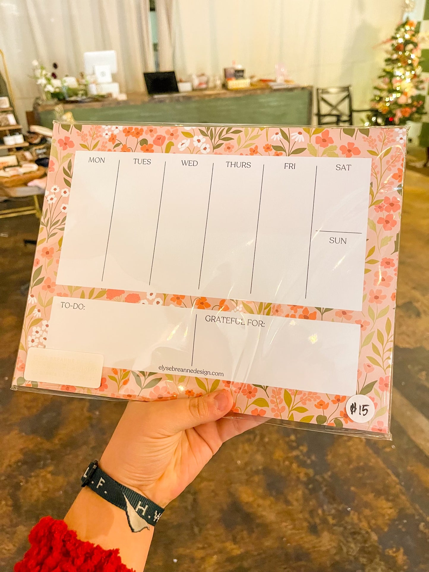 Mill and Meadow Weekly Planner Notepad, 8.5x11 in.