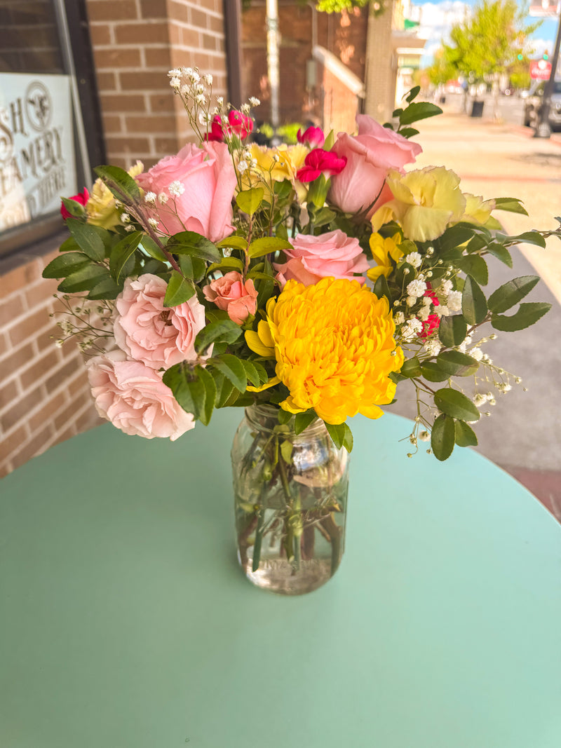 Mothers Day Jar Arrangement