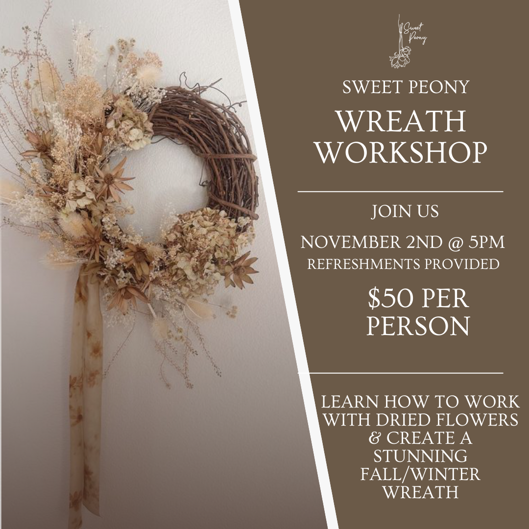 Dried Floral Wreath Workshop